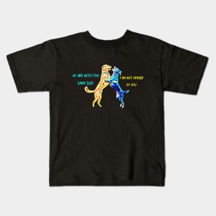 dancing fight dog Kids T-Shirt